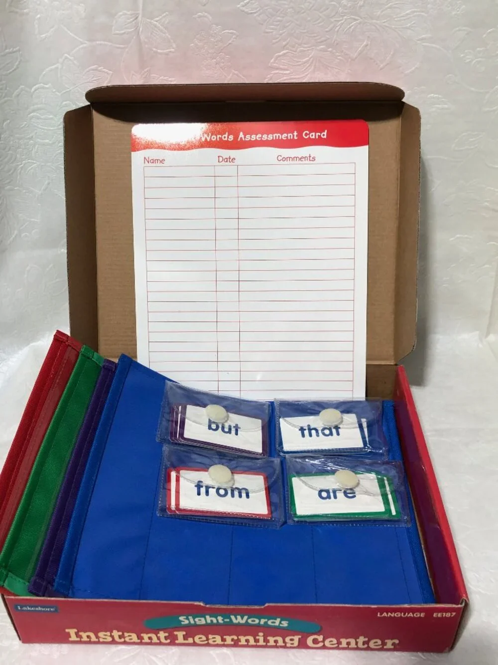 Lakeshore Sight Words Instant Learning Center Educational Homeschool Language